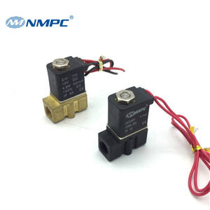 פנאומטי 2P025/2V025 DC12V DC24V יציאת גודל 6mm 8mm אלומיניום סגסוגת ישירות פועלת שתי עמדה שתי דרך מים סולנואיד שסתום - Product Image 2