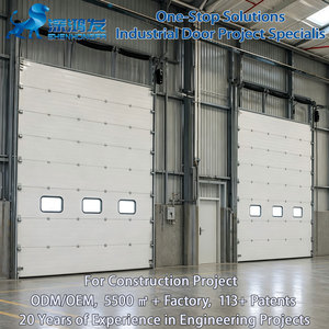 Portes de <span class=keywords><strong>garage</strong></span> industrielles à ouverture par le haut, étanches et insonorisées, motorisées, pour entrepôts et entreprises, vente directe usine - Product Image 1