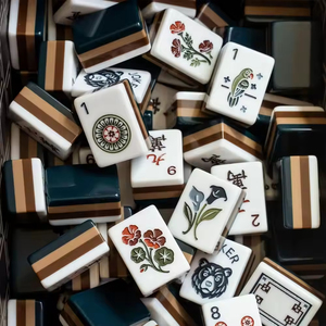 Family Mahjong American Mahjong Jewish Tile Set Outdoors <b>Entertainment</b> or Gifts Traveling Mahjong - Product Image 1