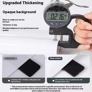 Papier peint autocollant 3D en PVC effet marbre blanc et gris, brillant, amovible, pour comptoir de cuisine - Vente en gros - Product Image 5