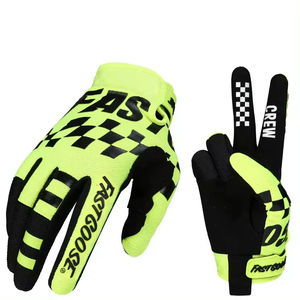 Özel yaz motosiklet bisiklet eldiveni motokros kir bisiklet yarış eldivenler BMX MTB <span class=keywords><strong>DH</strong></span> motosiklet sürme tam parmak eldiven - Product Image 5