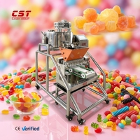 Machine de dépose universelle multi-appareils SMD10 S pour la production de chocolat, de gelée et de bonbons, conception compacte de table avec 12L