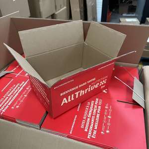 Insert en papier ondulé personnalisé, écologique, impression quadrichromique, pour bouteilles de vin, expédition sécurisée sur longue distance - Product Image 3