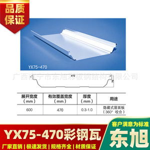 Lámina de acero Yx75 230 690 laminada en frío, galvanizada y corrugada para techos y pisos - Product Image 3