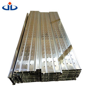 Scaffold Steel Plank Dimensions 500 - 4000 MM Length Construction Hot <b>Dipped</b> Galvanized Steel Structures Scaffolding Planks - Product Image 2