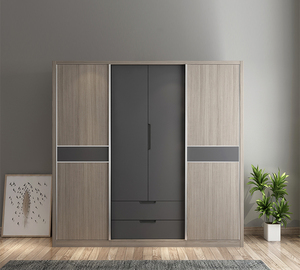 ตู้เสื้อผ้าไม้จริงแบบเลื่อนสไตล์มินิมอลสำหรับห้องนอนยุโรปเหนือ ดีไซน์ทันสมัย - Product Image 4