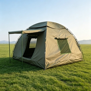 Tente de camping portable 3mx3m, facile à installer, imperméable, résistante au vent, trois saisons, pour une personne, randonnée en forêt, montagne - Product Image 1