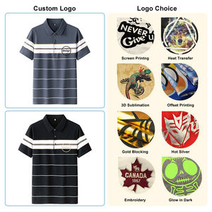 Camisetas Polo Personalizadas para Hombre, Ropa de Trabajo de Verano, Camisas de Manga Corta con Solapa, Logotipo Bordado, Camiseta Polo de Algodón de Marca - Product Image 4