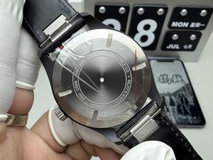 Montre de sport avec boîtier en titane, version cadran 40 mm, DIY, bracelet en cuir de marque Sky 42 mm, matériau <span class=keywords><strong>OBLVLO</strong></span>, bracelet en nylon 5 ATM, cadran Sunray - Product Image 5