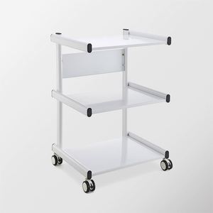 عربة صالون ذهبية حديثة مع أدراج خشبية خزانة سبا للتجميل على عجلات للصالون والحمام - Product Image 1