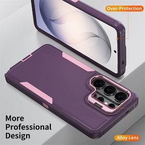 Funda Mate 2 en 1 para Samsung S26 S25 S24 S23 Ultra A07 A17 A37 A57 con Soporte Metálico para Lente, Cubierta Protectora Antigolpes - Product Image 4