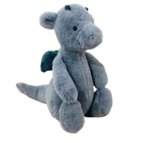 Promotion 30cm personnalisé créatif en peluche bébé Dragon jouet mignon en peluche dinosaure jouet avec PP coton en peluche animaux jouets fête des enfants