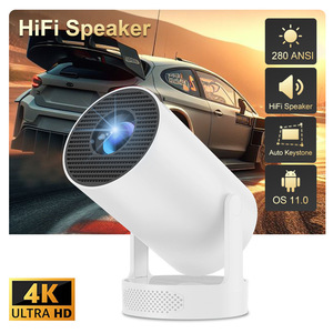 Mini Proyector 4K Inteligente Android 11, Cine en Casa, Compatible con 3D, Recargable, Lente Manual, Lámpara LED, Teléfono Móvil Integrado para Exteriores - Product Image 2