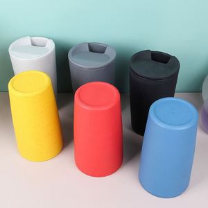 Large Capacity Creative Wheat Straw Pattern <b>Disposable</b> Pp Plastic <b>Drinkware</b> Portable Camping Dishwasher Boiling Water Safe - Product Image 4