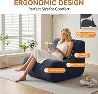 Fauteuil de salon moderne en velours côtelé haute densité avec siège en mousse à mémoire de forme doux et confortable pour chambre à coucher, salon, appartement