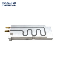 Plaque froide tubulaire personnalisée avec tubes en cuivre intégrés et base en aluminium pour module de refroidissement liquide CPU GPU serveur OEM
