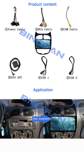 9 pouces Gps Navigation Audio Stéréo Carplay Android Auto AHD DSP 4 + 64GB 4G LTE Voiture Radio pour Peugeot <span class=keywords><strong>206</strong></span> - Product Image 6