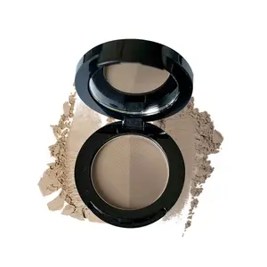 Factory wholesale price custom logo brow powder waterproof eyebrow powder with mirror