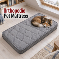 Matelas orthopédique pour chien en marque privée avec option de noyau à ressorts ensachés miniatures et options d'emballage personnalisées