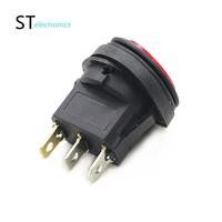 KCD5-102 ST Mini interrupteur à bascule rond 2P ON-OFF 220V 6-10A 10,000 Cycles
