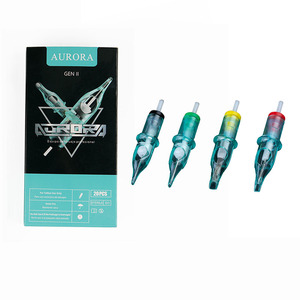 เข็มสักลายแบบตลับ Bugpin 20 ชิ้น RL M1 CM แบบใช้แล้วทิ้งพร้อมเมมเบรนสำหรับงานศิลปะบนร่างกาย - Product Image 1