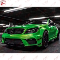 Kit de carrosserie Z-ART W204 série noire pour Mercedes Benz W204 C63 AMG BS Kit de carrosserie pour berline C63 AMG uniquement 2008-2010