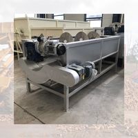 Éplucheuse de manioc à rouleaux de sable 2 TPH pour la production de Gari, à vendre