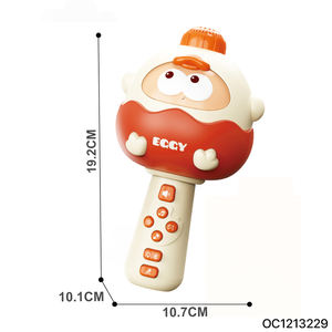 Jeu d'apprentissage précoce préscolaire Microphone musical électronique enfants ensemble d'instruments enfants en plastique chant oiseau Machine musique jouet - Product Image 5