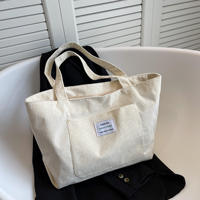 Sac fourre-tout personnalisé en coton minimaliste avec cordon de serrage et poignée colorés, en matériau organique recyclable pour le transport de lait et de repas