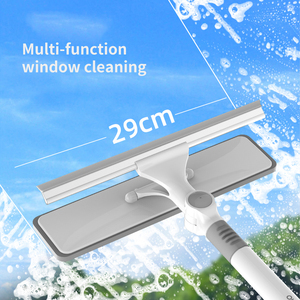 Koocca thép không gỉ Kính thiên văn cực cửa sổ scraper bàn chải sạch hộ gia đình gương làm sạch công cụ & phụ kiện - Product Image 5