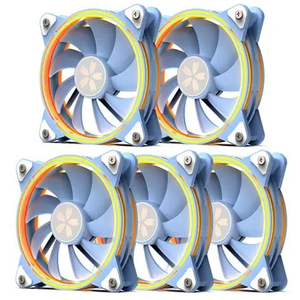 Yeston zeaginal 120mm argb PC trường hợp làm mát người hâm mộ 4-pin PWM điều khiển nhiệt độ nhựa máy tính làm mát không khí cho tự làm - Product Image 5