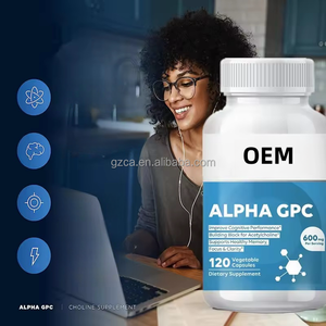 Venta caliente OEM función cerebral Alpha GPC glycerylphosphorylcholine cápsulas compatible con la salud del cerebro de la memoria para adultos - Product Image 4