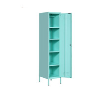 KD Structure meubles de maison en métal porte simple vêtements armoire support pied haut rangement placard salon casier en acier