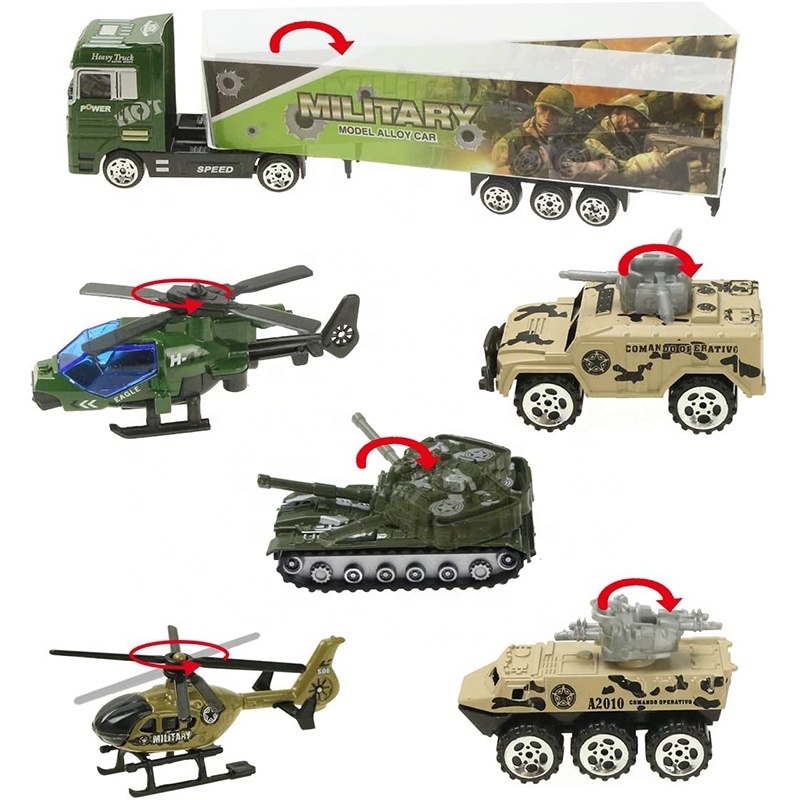 PLAYJOCS – GT-8151 – Camion Militaire – Métal Et Plastique – Jouet De Collection – Dimensions Boîte 16 X 8 X 6 Cm – Dès 3 Ans