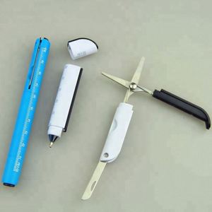 Stylo Bille Multifonction Portable avec Outil de Signature, Échelle, Matériau Plastique, Impression de Logo Personnalisable et Ciseaux - Product Image 4