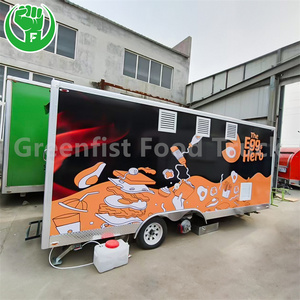 Remolque móvil para hamburguesas, puede hacer logotipos, puede vender hamburguesas y pizzas - Product Image 4