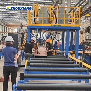 Ligne de production de soudage horizontal pour poutres en acier en forme de H - Product Image 5