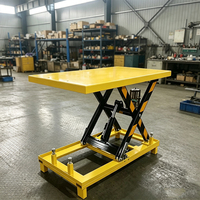 Plateforme élévatrice à ciseaux fixe électrique certifiée CE, 3500 kg, 1 m, pour atelier de production