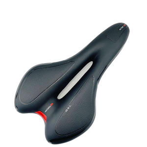 Active Comfort Bicycle Saddle <b>Gel</b> Padding Black Mountain <b>Bike</b> <b>Seat</b> Unisex Adult Cycling Saddle - Product Image 1