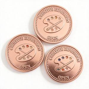 Monete Souvenir Moderne a Tema <span class=keywords><strong>Gourmet</strong></span>, Placcate in Oro Lucido con Stampa UV, per Appassionati di Cucina, Commemorazione Eventi Gastronomici, Vivaci - Product Image 2