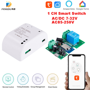 Mô Đun Rơ Le WiFi Không Dây Graffiti Thông Minh Dụng Cụ Mở Cửa Nhà Để Xe Công Tắc Hẹn Giờ Điều Khiển Từ Xa Bằng Giọng Nói Google Nhà Alexa Cuộc Sống Thông Minh - Product Image 4