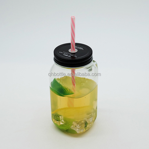 <span class=keywords><strong>Verre</strong></span> Mason en gros pour la maison avec poignée latérale et couvercle métallique perforé – <span class=keywords><strong>Verre</strong></span> réutilisable pour jus, lait, boissons et <span class=keywords><strong>eau</strong></span> - Product Image 4