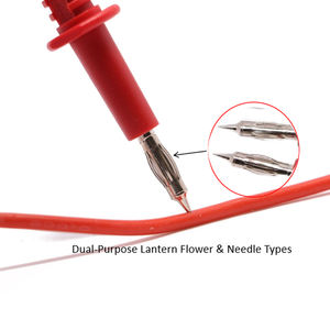 Sondas de Teste Multímetro Não Destrutivas de Nylon 10A por Atacado com Isolamento de 4mm e Pino de Sonda de 4mm - Product Image 5