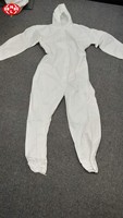 Combinaison de sécurité jetable ems, pièces de protection tuyaux, Bio, sachets 63G, combinaison en PP PE pour travail sans capuche, Non tissée, SMS 50 Gsm