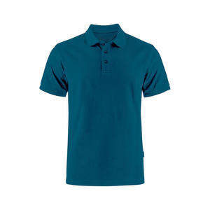 T-shirt à manches courtes pour homme en mélange de coton tricoté, anti-humidité, avec coutures extensibles dans quatre directions, idéal pour le golf et un style de vie actif, confort optimal sur le terrain. - Product Image 1