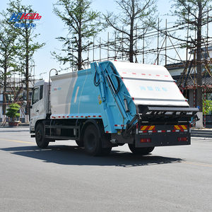 Top bán chất thải thu gom rác <span class=keywords><strong>compactor</strong></span> xe tải giá Xe tải rác kích thước cho ăn tự động - Product Image 4