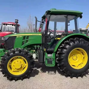 Tracteur à roues d'occasion/d'occasion/neuf 4x4wd 55hp avec équipement agricole Machine agricole Chargeur à moteur diesel