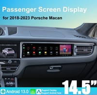 Sistema de Entretenimiento Multimedia con Pantalla Táctil IPS de 14.5 Pulgadas, Radio para Auto con Android Auto y Carplay para Porsche Macan 2018-2025