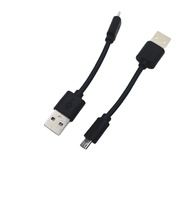 Cable DE DATOS micro USB V8 PVC negro de fábrica de China de alta calidad