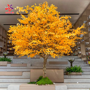 Árbol de <span class=keywords><strong>ginkgo</strong></span> dorado artificial de alta calidad, perfecto para la decoración de eventos, incluidos parques, jardines y eventos corporativos - Product Image 4